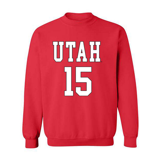 Utah - NCAA Men's Basketball : Alvin Jackson - Replica Shersey Crewneck Sweatshirt-0