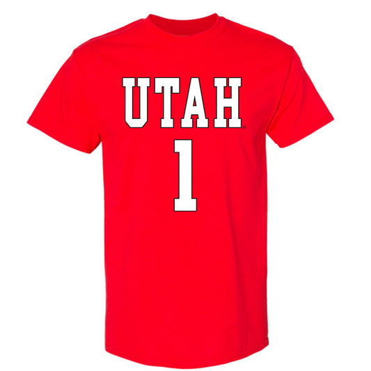 Utah - NCAA Women's Basketball : Avery Hjelmstad - Replica Shersey T-Shirt-0