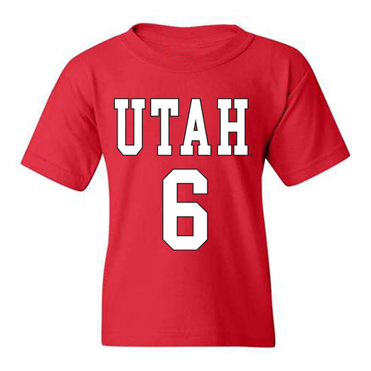 Utah - NCAA Women's Basketball : Evelina Otto - Replica Shersey Youth T-Shirt-0