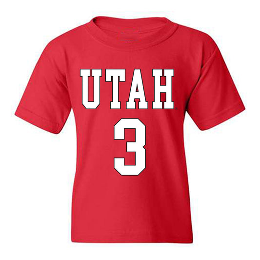 Utah - NCAA Women's Basketball : Brooke Walker - Replica Shersey Youth T-Shirt-0