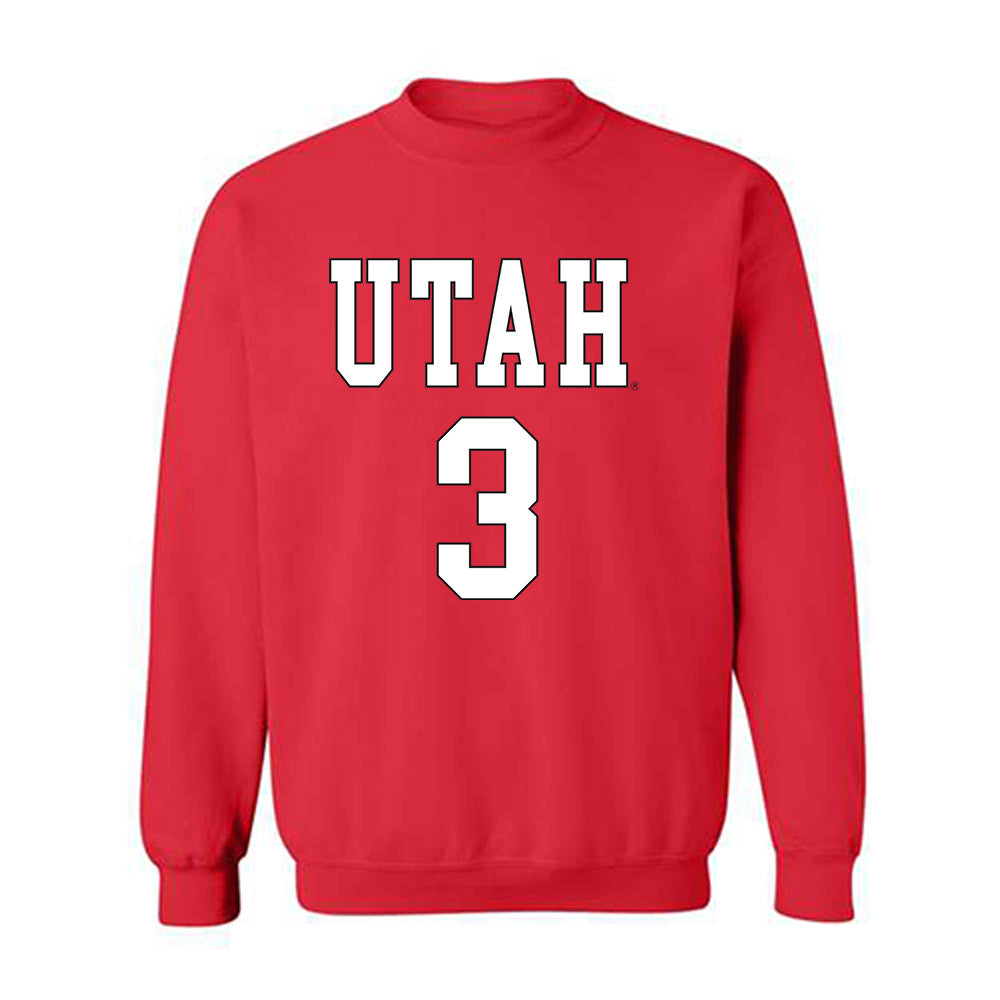 Utah - NCAA Women's Basketball : Brooke Walker - Replica Shersey Crewneck Sweatshirt-0
