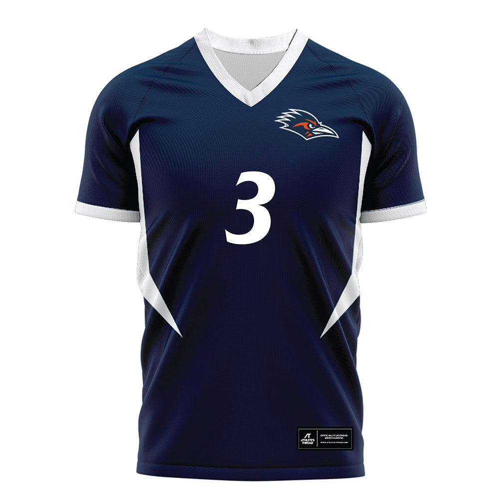 UTSA - NCAA Women's Soccer : Brianna Carrigan - Navy Soccer Jersey