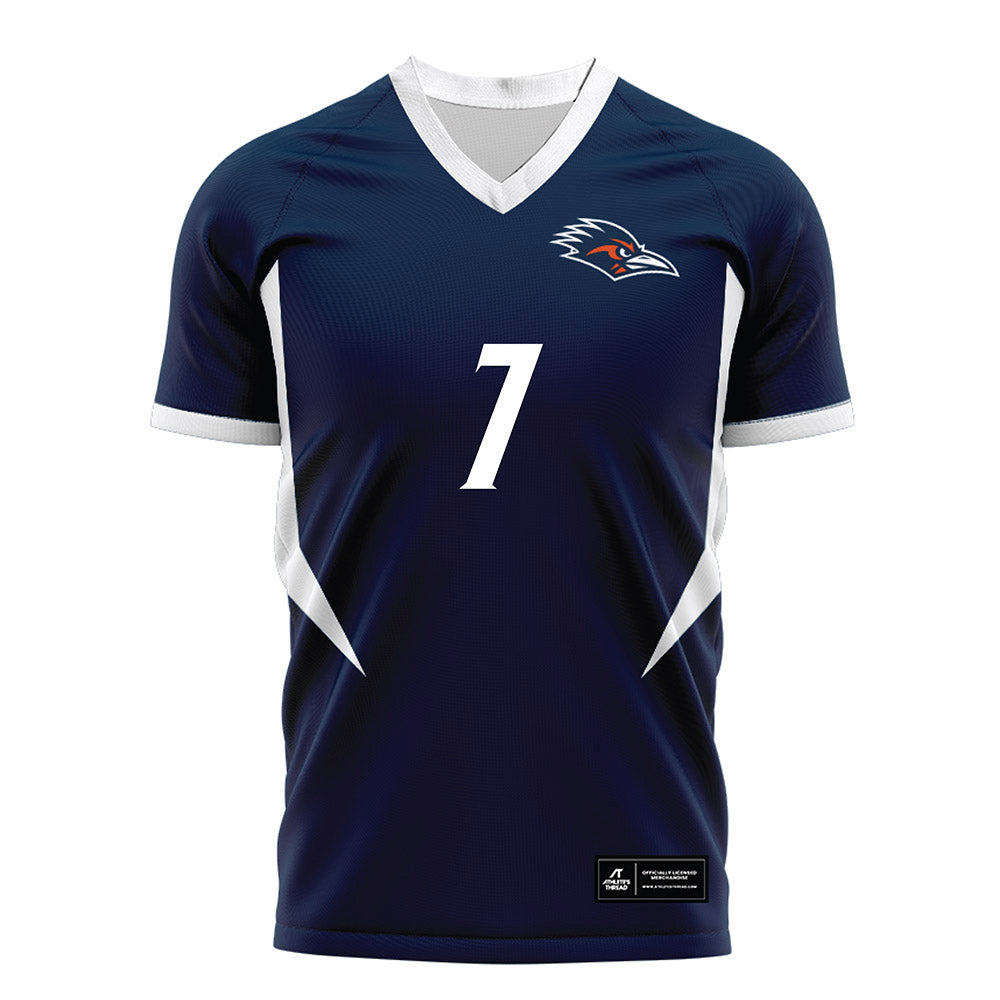 UTSA - NCAA Women's Soccer : Ava Jackson - Navy Soccer Jersey-0