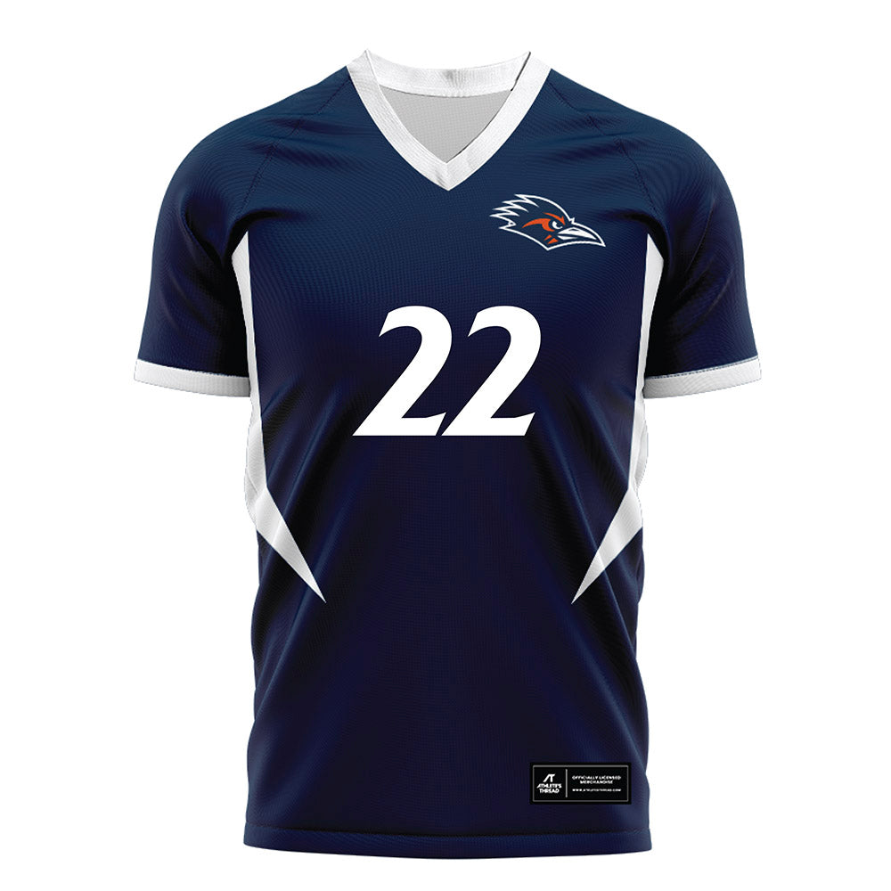 UTSA - NCAA Women's Soccer : Olivia Christodoulides - Navy Soccer Jersey