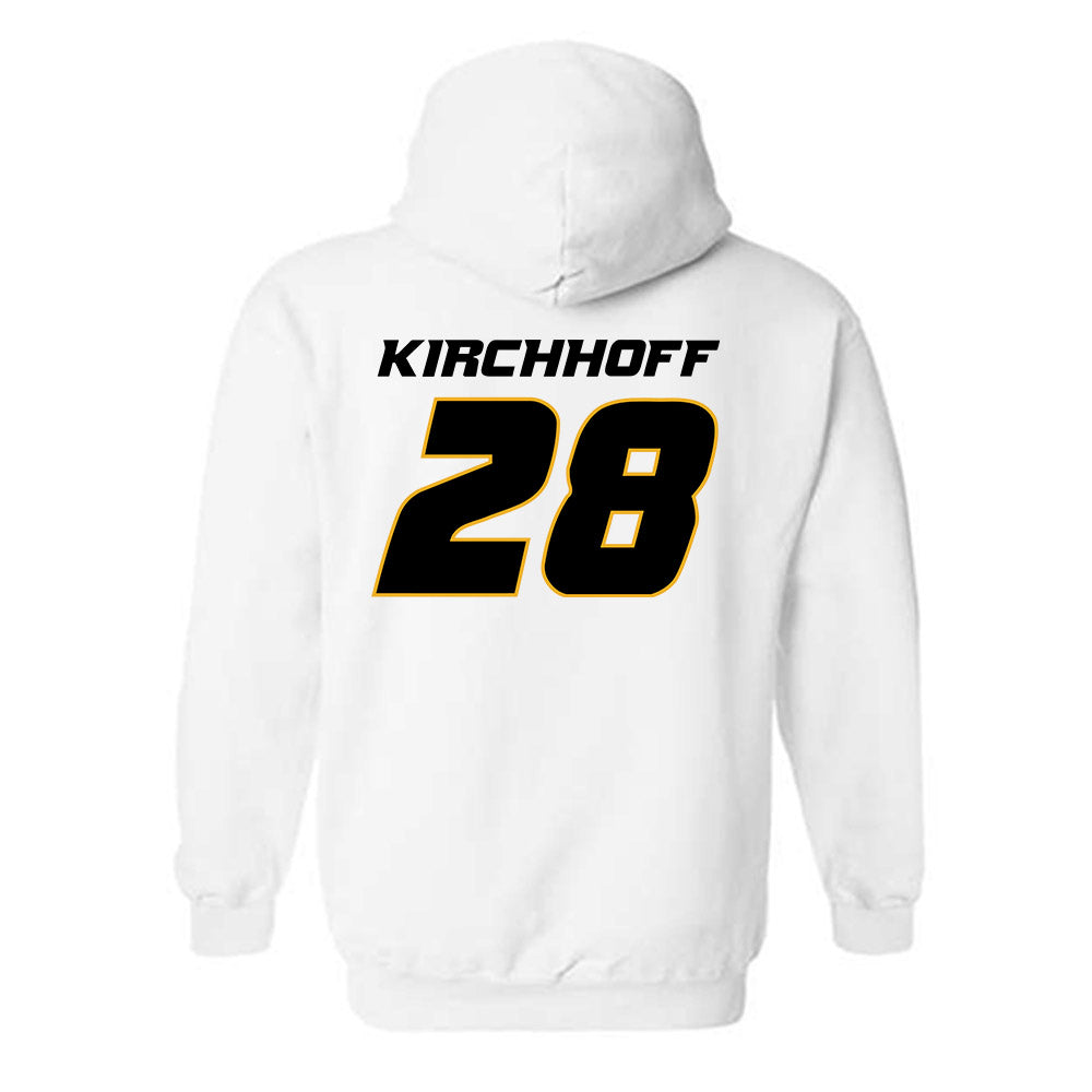 Missouri - NCAA Baseball : Josh Kirchhoff - Replica Shersey Hooded Sweatshirt-1