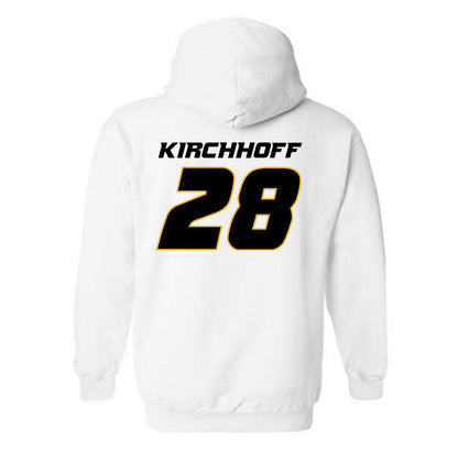 Missouri - NCAA Baseball : Josh Kirchhoff - Replica Shersey Hooded Sweatshirt-1