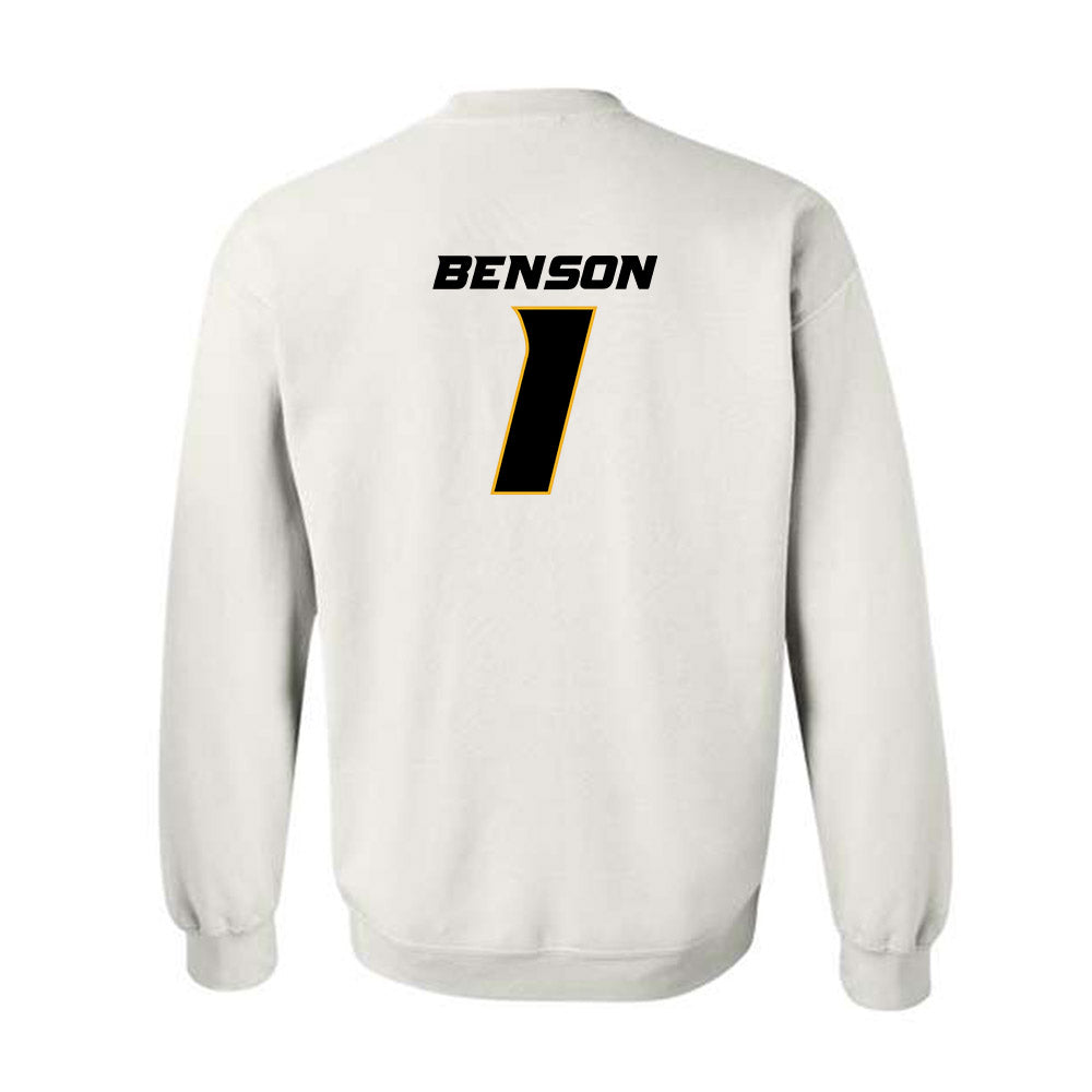 Missouri - NCAA Baseball : Cameron Benson - Replica Shersey Crewneck Sweatshirt-1