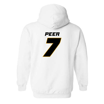 Missouri - NCAA Baseball : Kaden Peer - Replica Shersey Hooded Sweatshirt-1