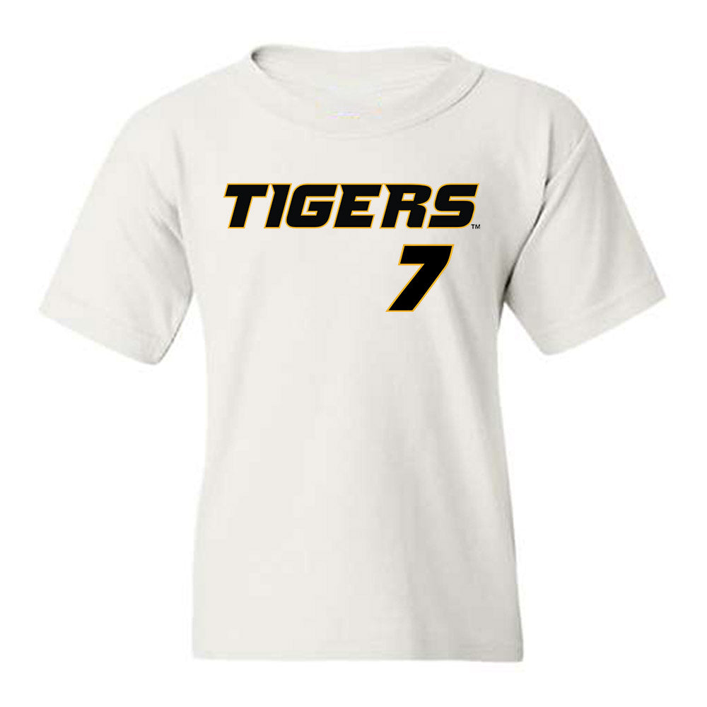 Missouri - NCAA Baseball : Kaden Peer - Replica Shersey Youth T-Shirt-0