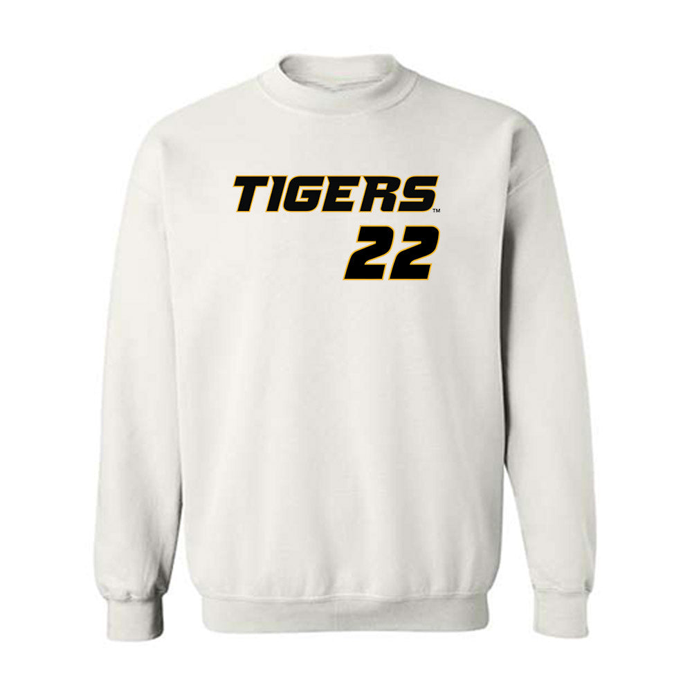 Missouri - NCAA Baseball : Kadden Drew - Replica Shersey Crewneck Sweatshirt-0