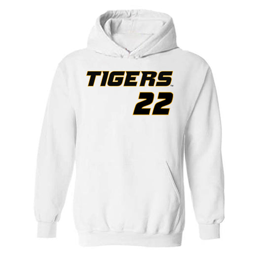 Missouri - NCAA Baseball : Kadden Drew - Replica Shersey Hooded Sweatshirt-0