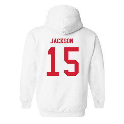 Utah - NCAA Men's Basketball : Alvin Jackson - Replica Shersey Hooded Sweatshirt-1