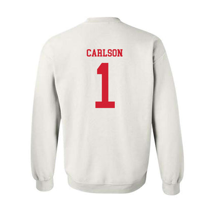 Utah - NCAA Men's Basketball : Ben Carlson - Replica Shersey Crewneck Sweatshirt