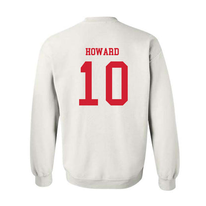 Utah - NCAA Men's Basketball : Jahki Howard - Replica Shersey Crewneck Sweatshirt-1