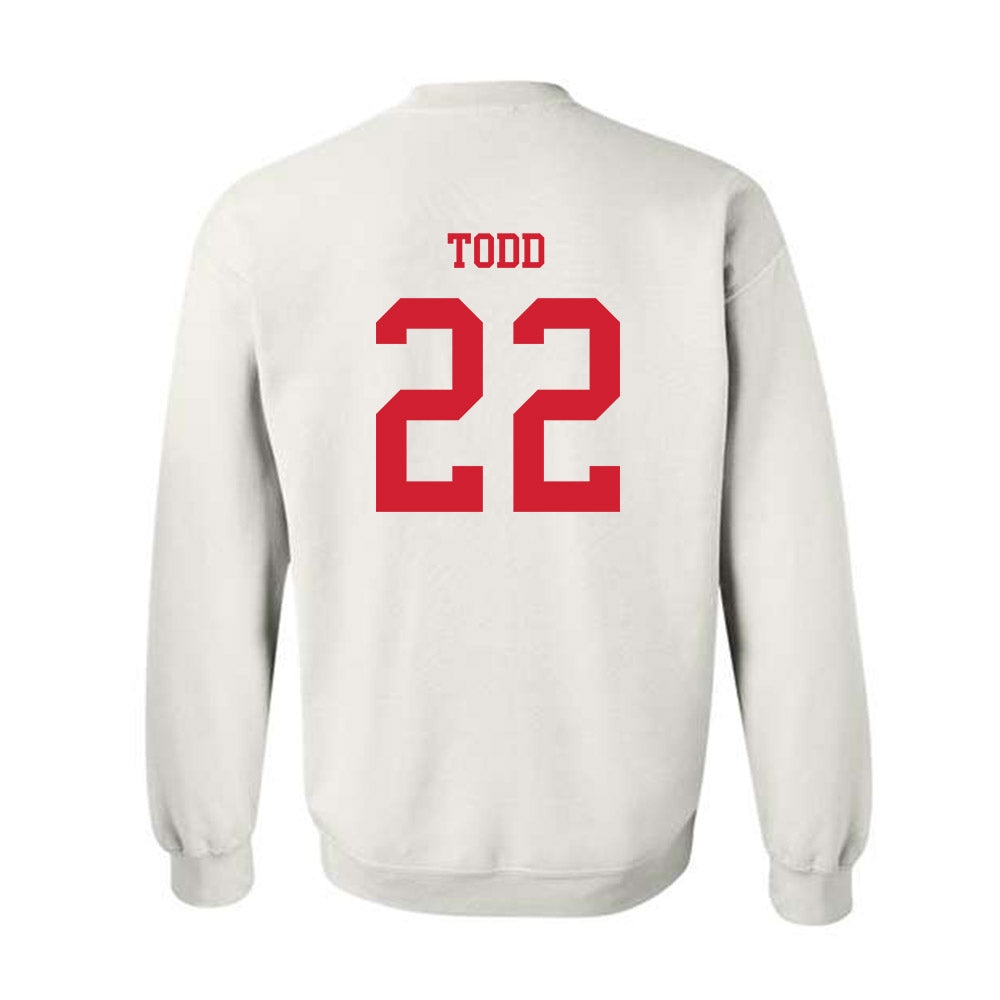 Utah - NCAA Women's Basketball : Ella Todd - Replica Shersey Crewneck Sweatshirt-1