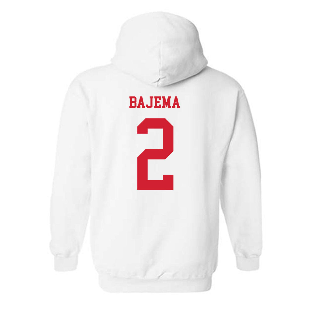 Utah - NCAA Men's Basketball : Cole Bajema - Replica Shersey Hooded Sweatshirt