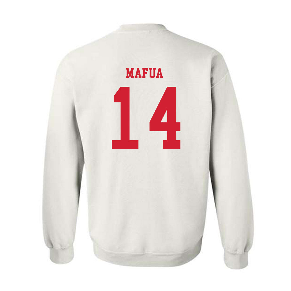 Utah - NCAA Women's Basketball : Kamryn Mafua - Replica Shersey Crewneck Sweatshirt-1