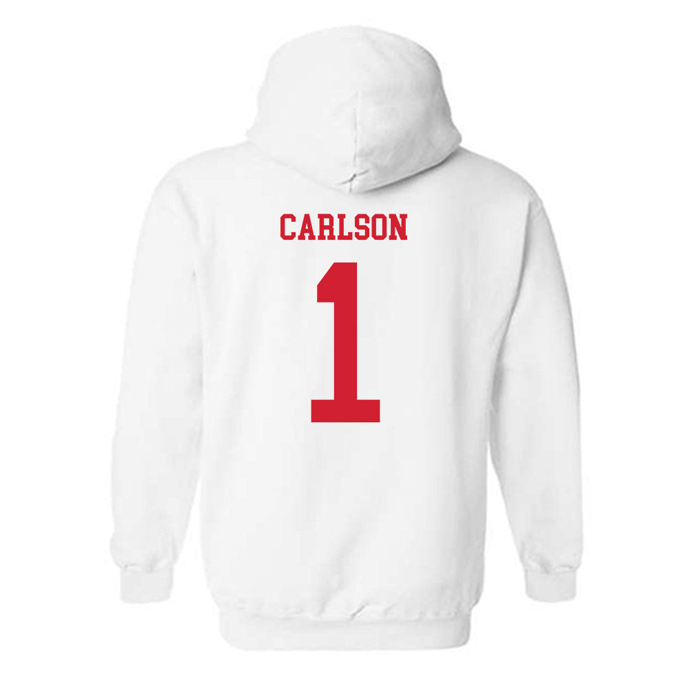 Utah - NCAA Men's Basketball : Ben Carlson - Replica Shersey Hooded Sweatshirt