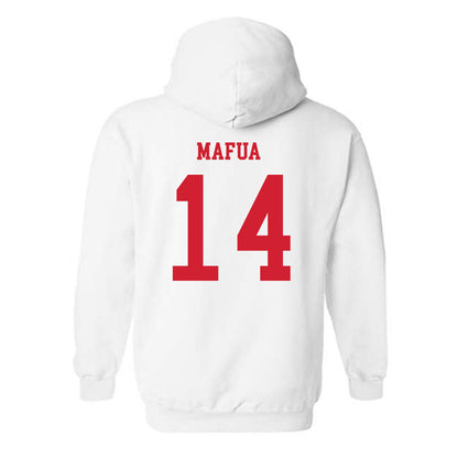 Utah - NCAA Women's Basketball : Kamryn Mafua - Replica Shersey Hooded Sweatshirt-1