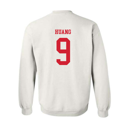 Utah - NCAA Men's Basketball : Jerry Huang - Replica Shersey Crewneck Sweatshirt