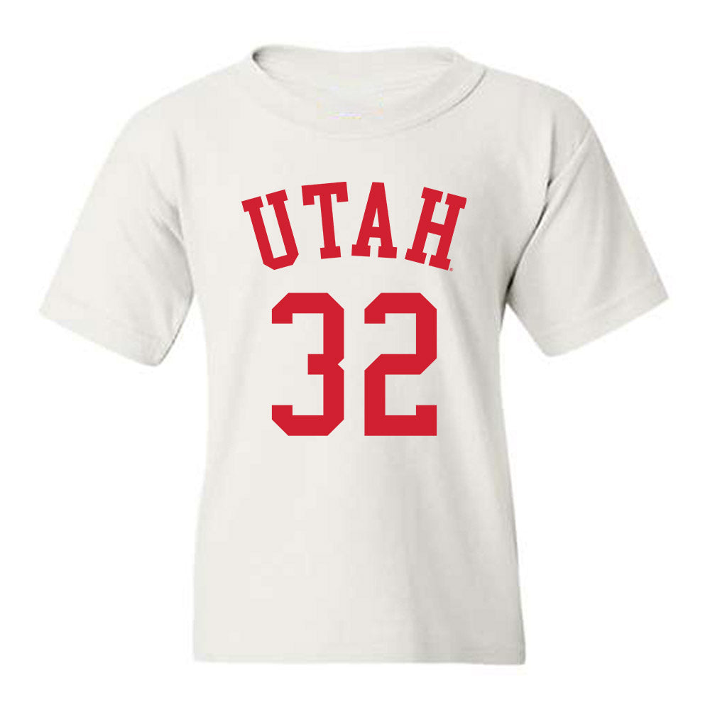 Utah - NCAA Men's Basketball : James Okonkwo - Replica Shersey Youth T-Shirt-0