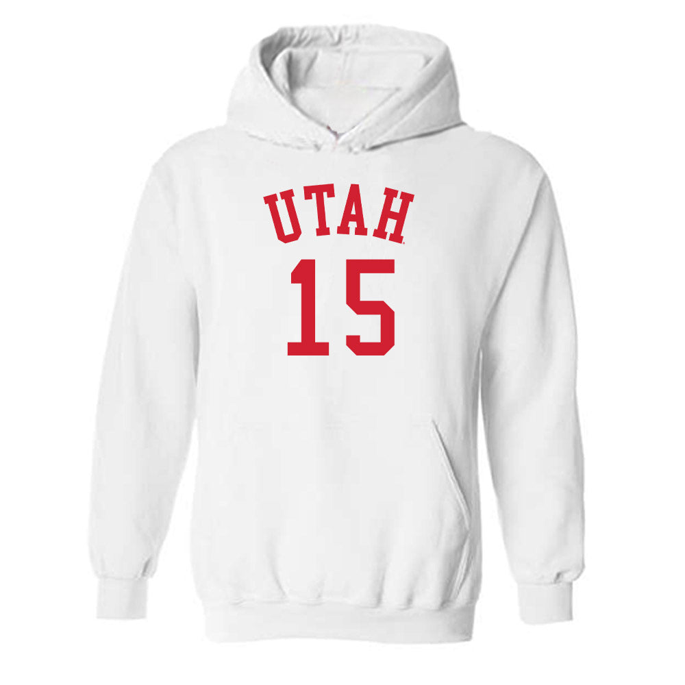 Utah - NCAA Men's Basketball : Alvin Jackson - Replica Shersey Hooded Sweatshirt-0