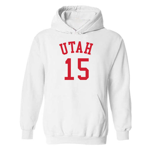 Utah - NCAA Men's Basketball : Alvin Jackson - Replica Shersey Hooded Sweatshirt-0