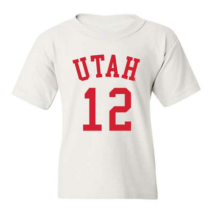 Utah - NCAA Women's Basketball : Chyra Evans - Replica Shersey Youth T-Shirt-0