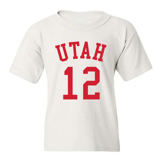 Utah - NCAA Women's Basketball : Chyra Evans - Replica Shersey Youth T-Shirt-0