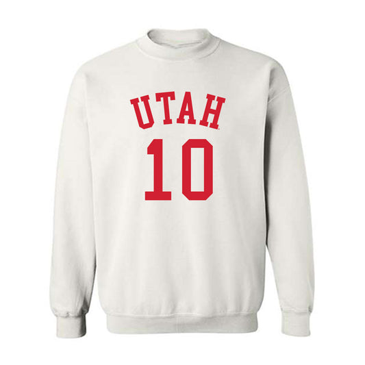 Utah - NCAA Women's Basketball : Grace Foster - Replica Shersey Crewneck Sweatshirt-0