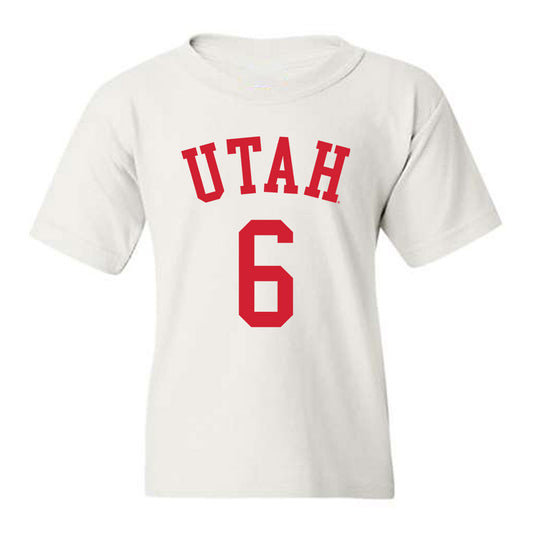 Utah - NCAA Women's Basketball : Evelina Otto - Replica Shersey Youth T-Shirt-0