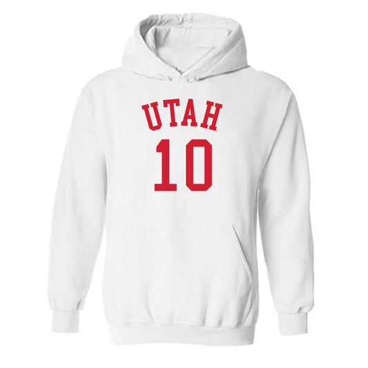 Utah - NCAA Women's Basketball : Grace Foster - Replica Shersey Hooded Sweatshirt-0