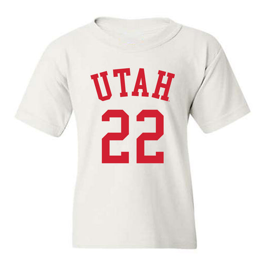 Utah - NCAA Women's Basketball : Ella Todd - Replica Shersey Youth T-Shirt-0