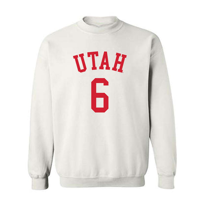 Utah - NCAA Women's Basketball : Evelina Otto - Replica Shersey Crewneck Sweatshirt-0