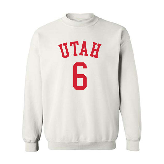 Utah - NCAA Women's Basketball : Evelina Otto - Replica Shersey Crewneck Sweatshirt-0