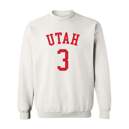 Utah - NCAA Women's Basketball : Brooke Walker - Replica Shersey Crewneck Sweatshirt-0
