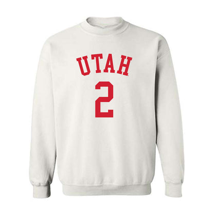 Utah - NCAA Men's Basketball : Cole Bajema - Replica Shersey Crewneck Sweatshirt