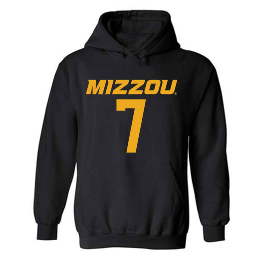 Missouri - NCAA Men's Basketball : Trent Burns - Replica Shersey Hooded Sweatshirt-0