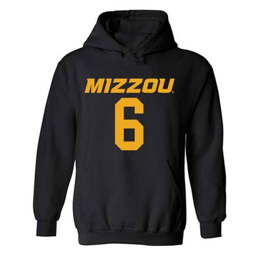 Missouri - NCAA Men's Basketball : Annor Boateng - Replica Shersey Hooded Sweatshirt-0
