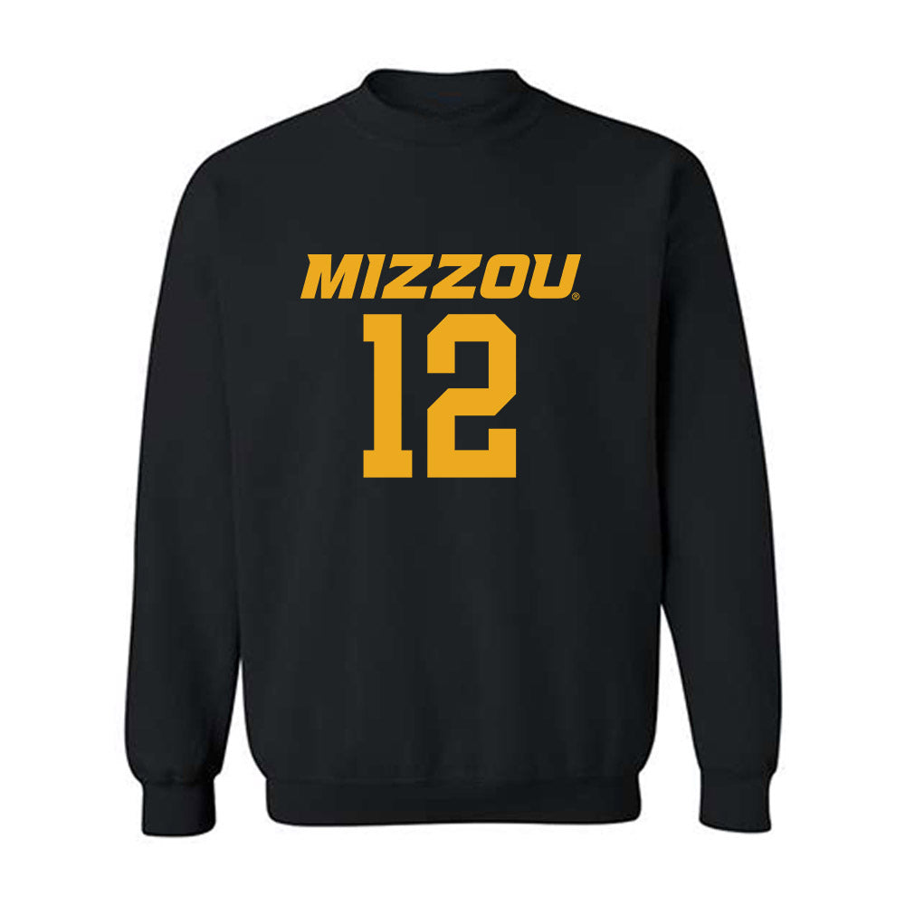 Missouri - NCAA Men's Basketball : Jackson Francois - Replica Shersey Crewneck Sweatshirt-0