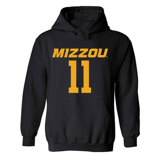 Missouri - NCAA Men's Basketball : Trent Pierce - Replica Shersey Hooded Sweatshirt-0