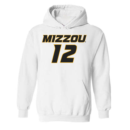 Missouri - NCAA Men's Basketball : Jackson Francois - Replica Shersey Hooded Sweatshirt-0