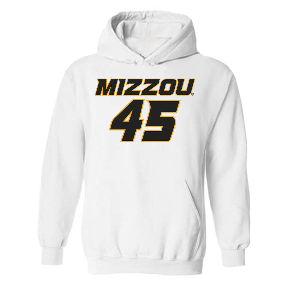 Missouri - NCAA Men's Basketball : Mark Majak - Replica Shersey Hooded Sweatshirt-0