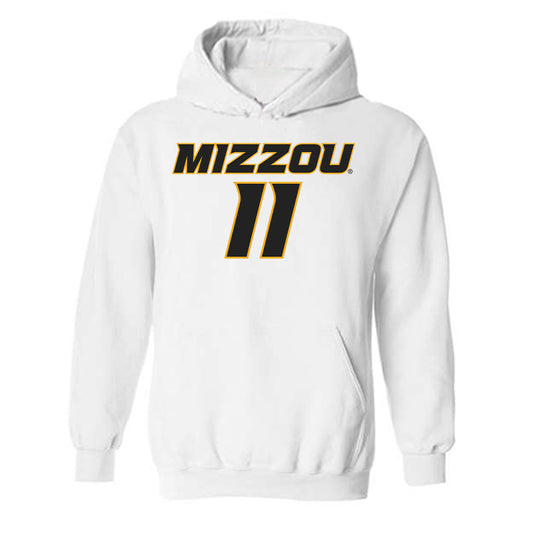 Missouri - NCAA Men's Basketball : Trent Pierce - Replica Shersey Hooded Sweatshirt-0