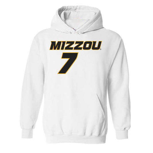 Missouri - NCAA Men's Basketball : Trent Burns - Replica Shersey Hooded Sweatshirt-0