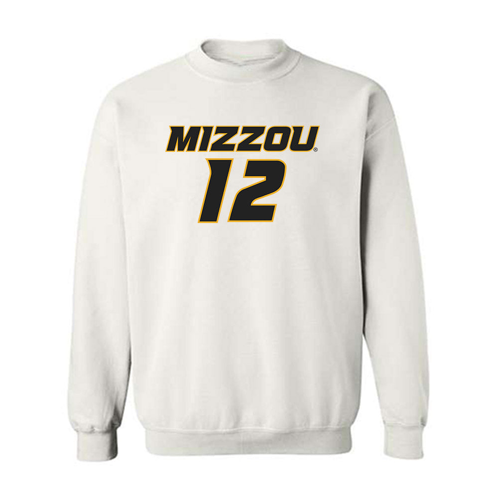 Missouri - NCAA Men's Basketball : Jackson Francois - Replica Shersey Crewneck Sweatshirt-0