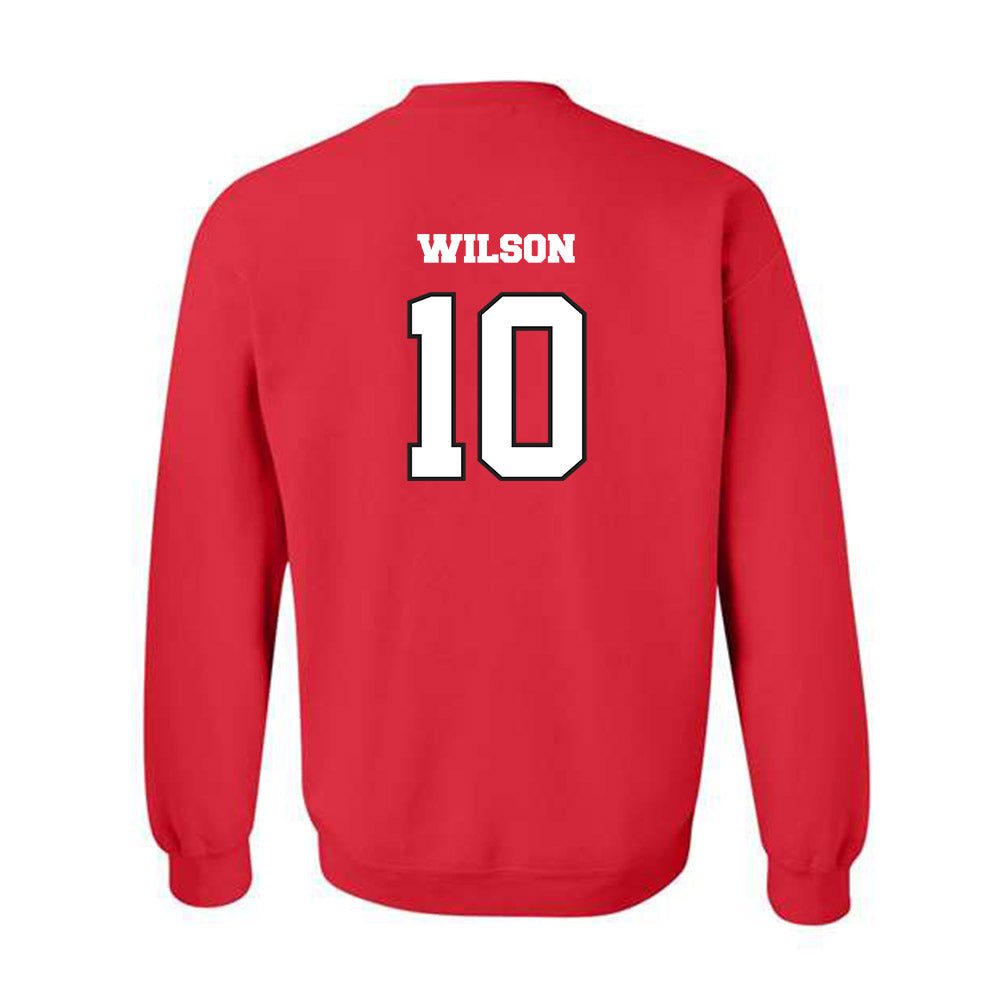 Utah - NCAA Softball : Danika Wilson - Replica Shersey Crewneck Sweatshirt-1