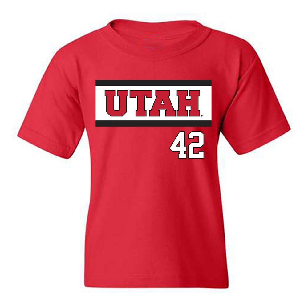 Utah - NCAA Softball : Hailee White - Replica Shersey Youth T-Shirt-0