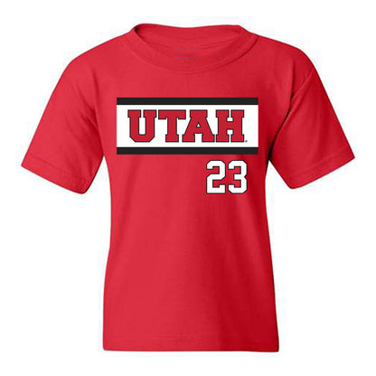 Utah - NCAA Softball : Izzy Cruz - Replica Shersey Youth T-Shirt-0