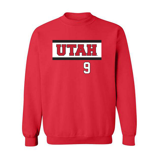 Utah - NCAA Softball : Emily Capobianco - Replica Shersey Crewneck Sweatshirt-0